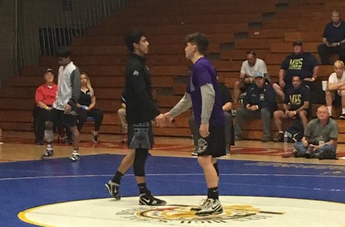 Gary Joint getting ready for a match at the Yosemite Divisionals in Bakersfield.